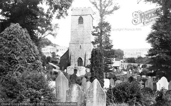 Photo of Padstow, St Petroc's Church From The West 1888
