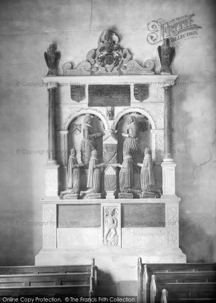 Photo of Padstow, St Petroc's Church, The Prideaux Monument 1920