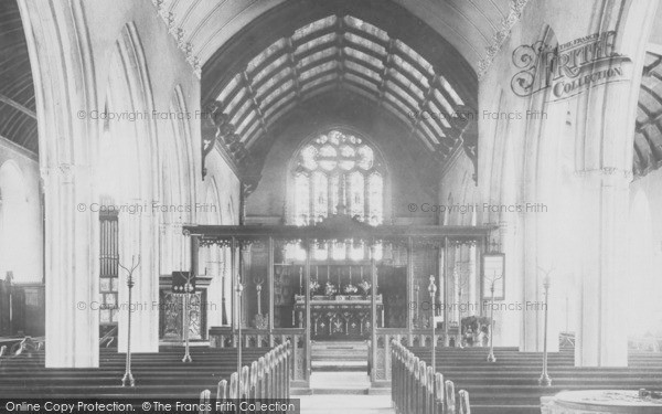 Photo of Padstow, The Church Interior 1903