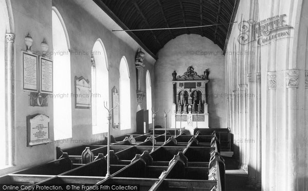 Photo of Padstow, The Church South Aisle 1888