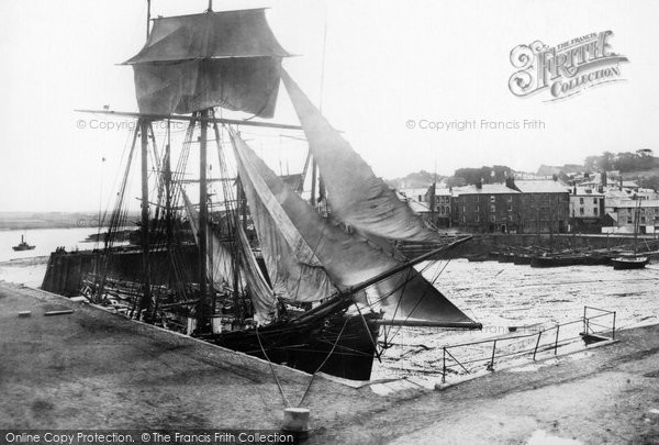 Photo of Padstow, the Harbour 1888