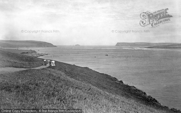 Photo of Padstow, View From The Stile 1888