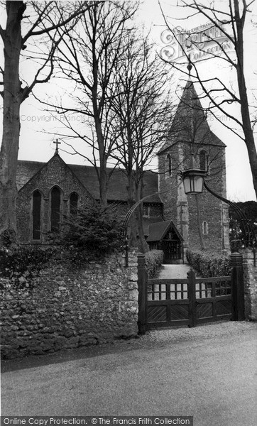 Photo of Pagham, Church Path c.1955