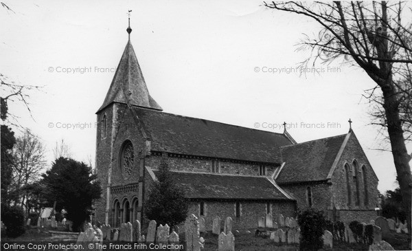 Photo of Pagham, Parish Church Of St Thomas à Becket  c.1955