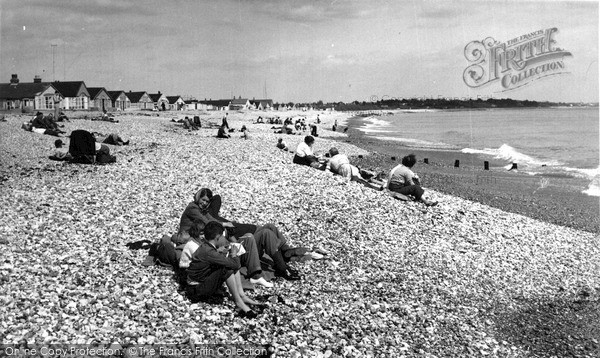 Photo of Pagham, The Beach c.1955