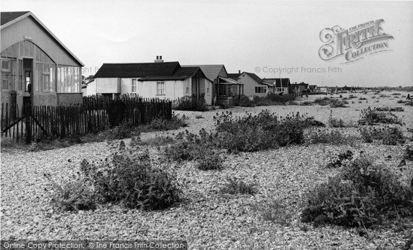Photo of Pagham, The Bungalows And Beach c.1955
