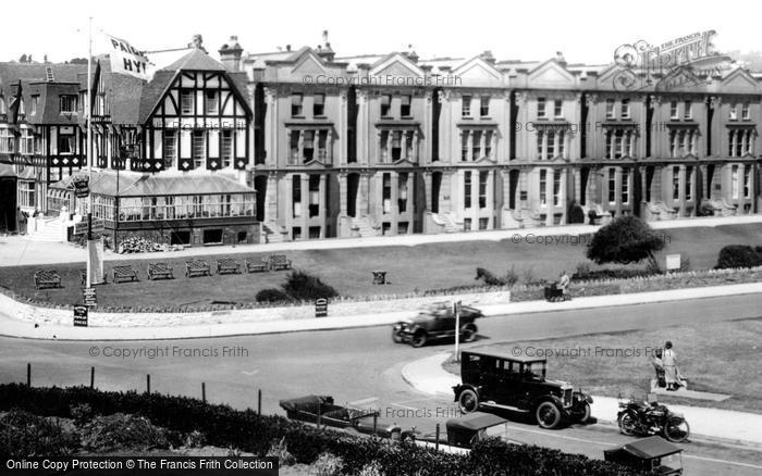 Photo of Paignton, Adelphi Terrace, The Green 1928