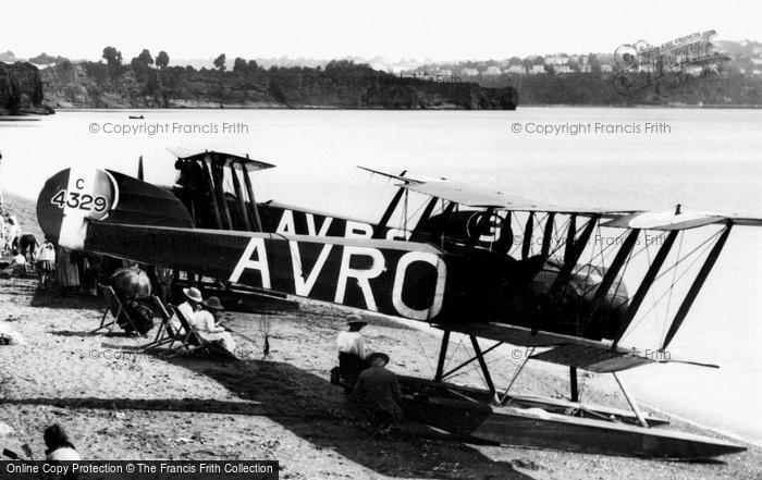 Photo of Paignton, Aeroplane, Preston Sands 1918