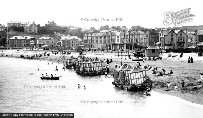 Photo of Paignton, Bathing Beach 1896