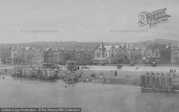 Photo of Paignton, Bathing Beach 1896