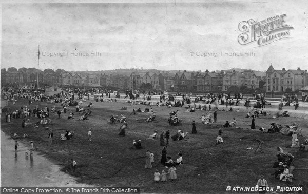 Photo of Paignton, Bathing Beach 1907