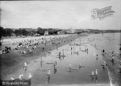 Bathing Beach 1918, Paignton