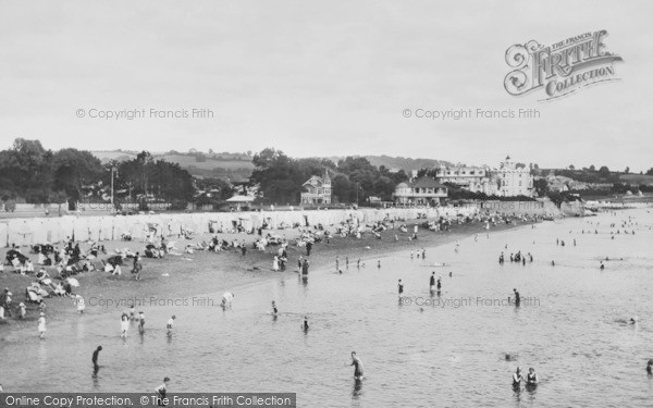 Photo of Paignton, Bathing Beach 1918