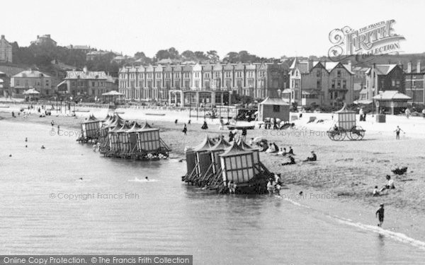 Photo of Paignton, Bathing Machines 1896