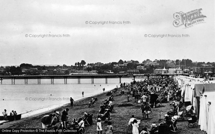 Photo of Paignton, Bathing Tents c.1920