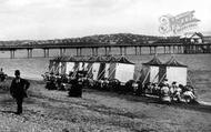 Beach Huts And Pier 1889, Paignton