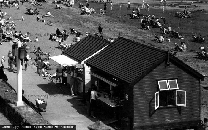 Photo of Paignton, Beach Kiosks c.1955