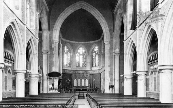 Photo of Paignton, Christ Church Interior 1907