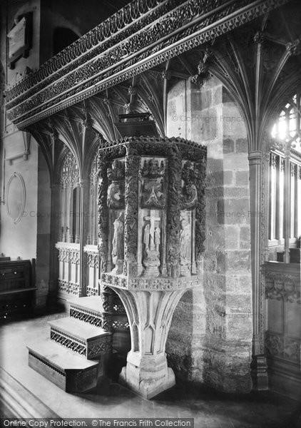 Photo of Paignton, Church Pulpit 1912