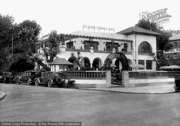 Photo of Paignton, Deller's Summer Café 1928
