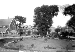 Gardens And Wesleyan Church 1896, Paignton