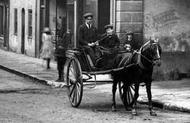 Horse And Trap,  Church Street 1912, Paignton