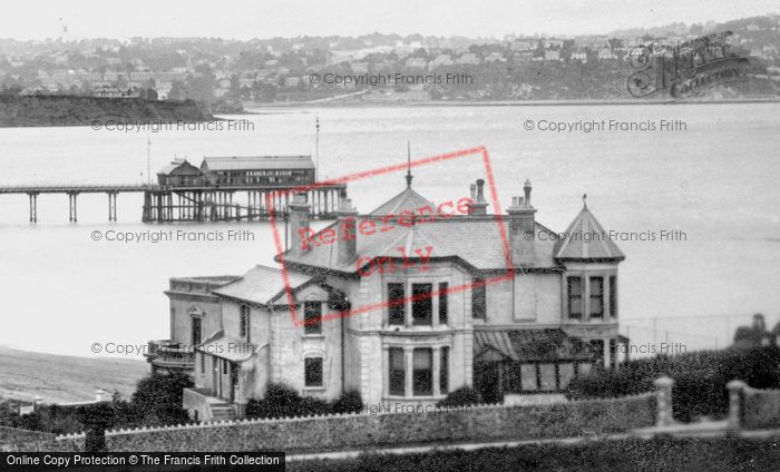 Photo of Paignton, House And Pier 1890