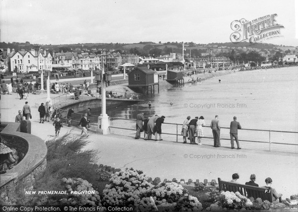 Photo of Paignton, New Promenade c.1955