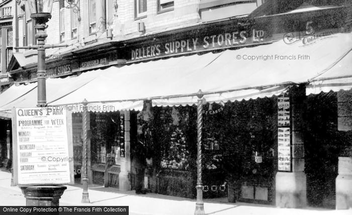 Photo of Paignton, Palace Avenue, Deller's Supply Stores 1907