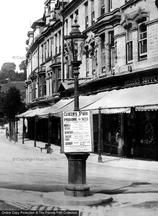 Photo of Paignton, Palace Avenue Street Lamp 1907