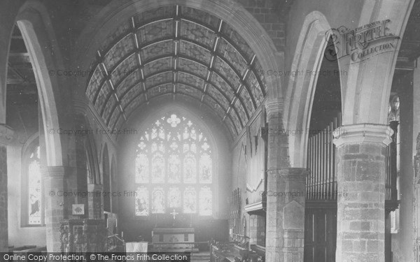Photo of Paignton, Parish Church Interior 1889