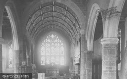 Parish Church Interior 1889, Paignton