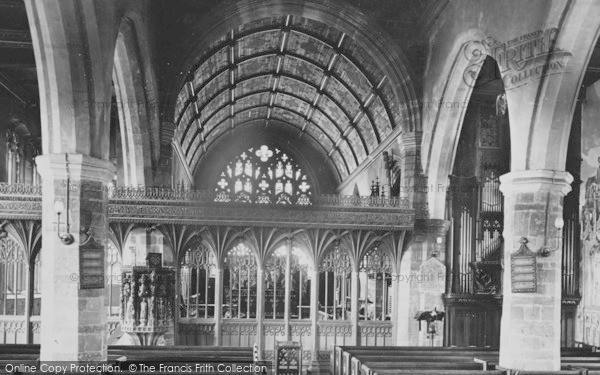 Photo of Paignton, Parish Church Interior 1907