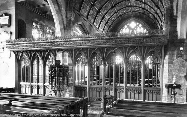 Photo of Paignton, Parish Church Screen 1907