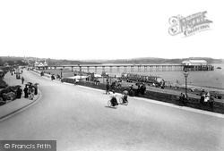 Pier And Sands From The Esplanade 1896, Paignton