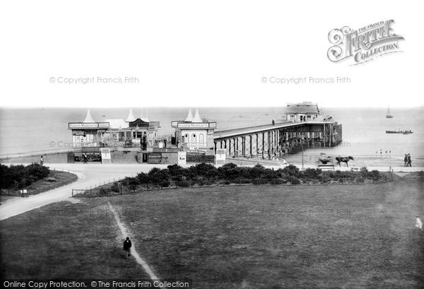 Photo of Paignton, Pier From The Hotel 1896