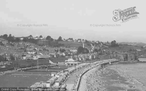 Photo of Paignton, Preston Bathing Beach c.1935