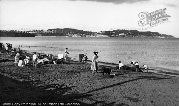 Photo of Paignton, Preston Sands c.1955