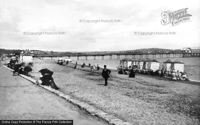 Photo of Paignton, Sands And Pier 1889