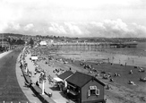 Sands And Pier c.1955, Paignton