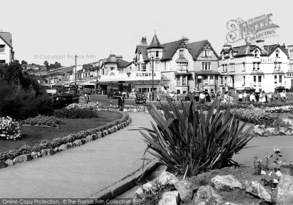 Photo of Paignton, Seafront Gardens c.1955