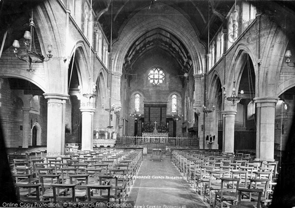 Photo of Paignton, St Andrew's Church Interior 1906