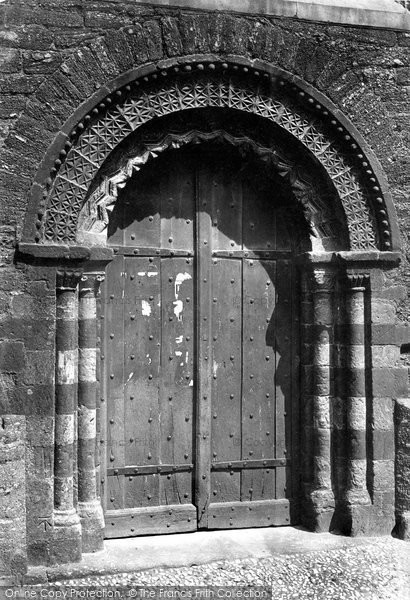 Photo of Paignton, St John's Church, Norman Door 1890