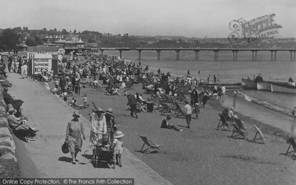 Photo of Paignton, The Beach 1928