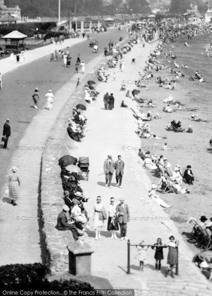 Photo of Paignton, The Esplanade 1922
