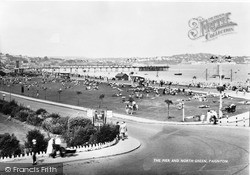 The Pier And North Green c.1955, Paignton