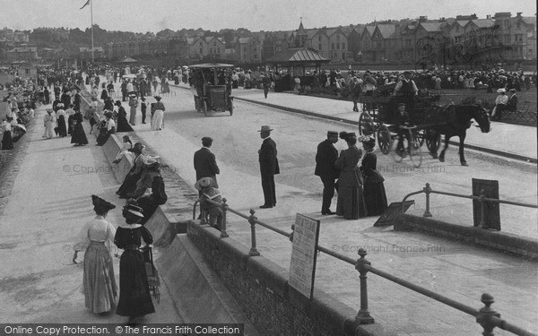 Photo of Paignton, The Promenade 1907