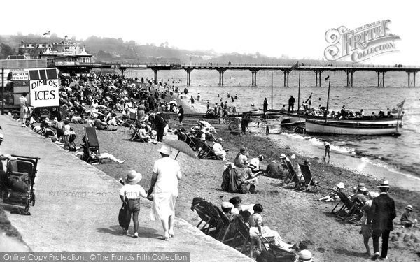 Photo of Paignton, The Sands And The Pier 1925