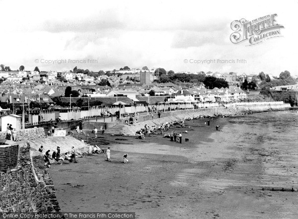 Photo of Paignton, The Sands, Preston c.1955