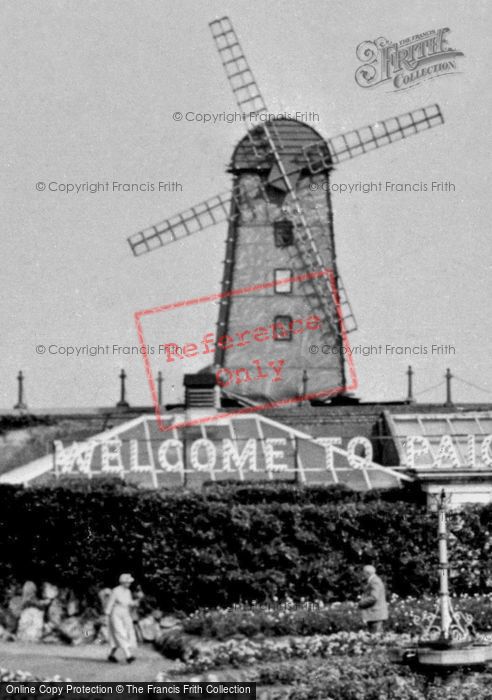 Photo of Paignton, The Windmill, Entrance To Promenade c.1955